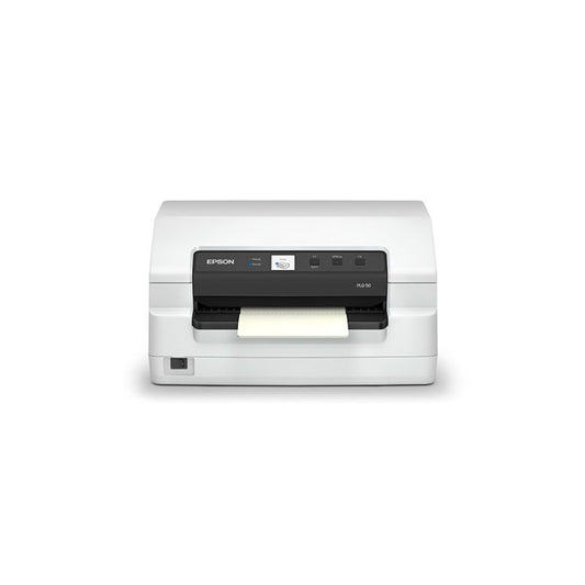 Epson PLQ-50 | 24-Pin Impact Dot Matrix Passbook Printer | Fast Multipart Document Printing | Compact & Reliable Business Printer | USB, Serial & Parallel Connectivity
