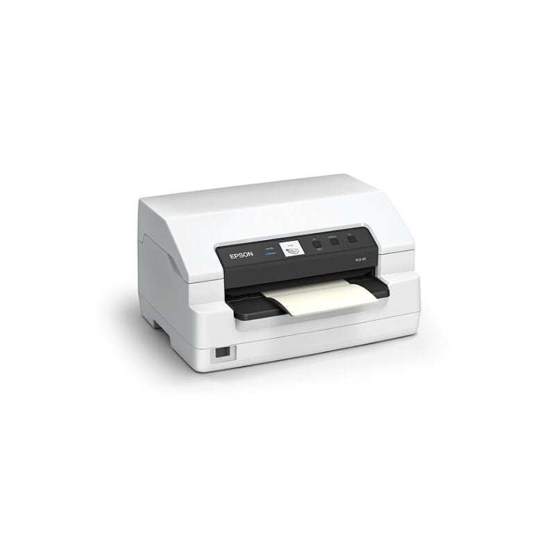 Epson PLQ-50 | 24-Pin Impact Dot Matrix Passbook Printer | Fast Multipart Document Printing | Compact & Reliable Business Printer | USB, Serial & Parallel Connectivity