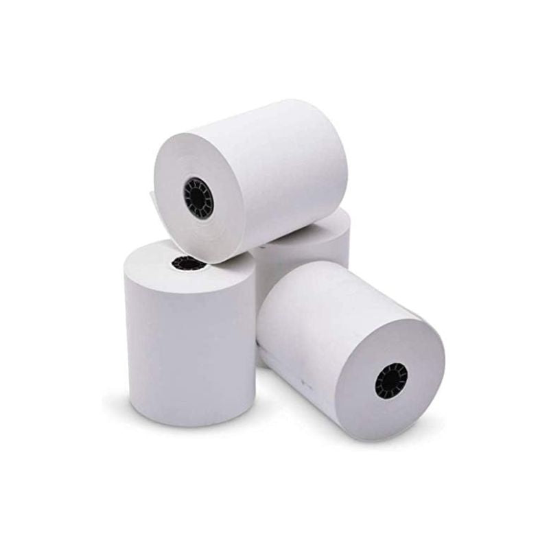 80MM × 50M Thermal Paper Roll 1UPS | Direct Thermal POS Paper for Cash Registers| Billing Machines & Receipt Printers