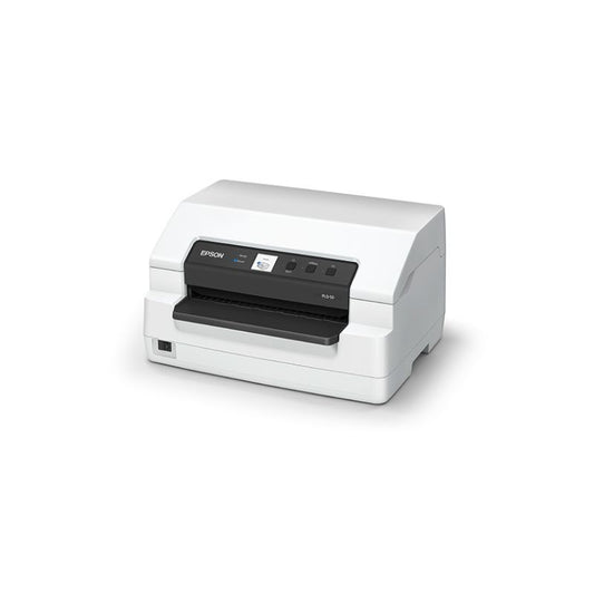 Epson PLQ-50 | 24-Pin Impact Dot Matrix Passbook Printer | Fast Multipart Document Printing | Compact & Reliable Business Printer | USB, Serial & Parallel Connectivity