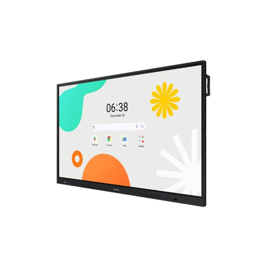 Samsung WA 86F Interactive Panel | 86″ 4K UHD Touch Display | Multi-Touch Collaboration | Wireless Screen Share | Built-in Smart Features | USB & HDMI Connectivity | Interactive Classroom & Meeting Solution