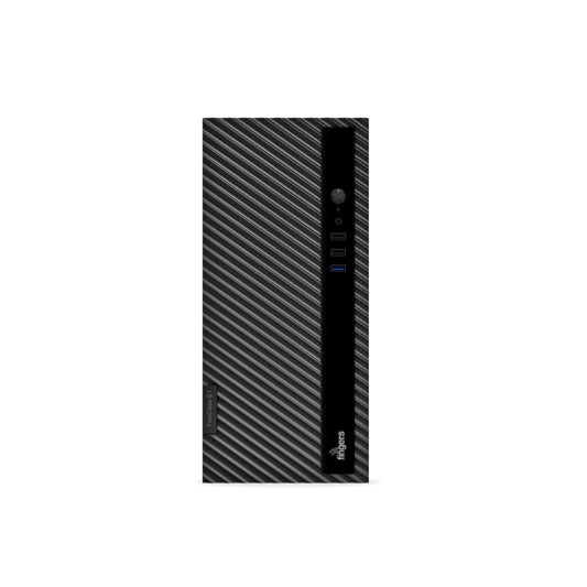 FINGERS FirstClass-E1 Micro-ATX PC Cabinet with Built-in SMPS and Front USB 3.0 Ports – Compact Desktop Case