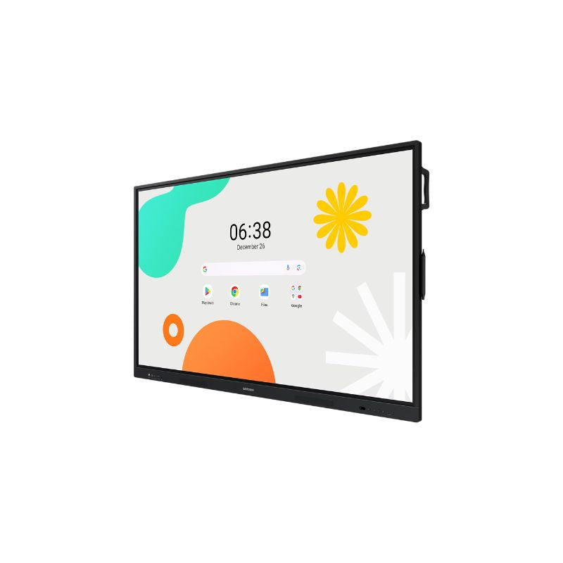 Samsung WA65F Interactive Panel | 65″ 4K UHD Smart Touch Display | Multi-User Collaboration | Wireless Screen Sharing | Built-in Whiteboard & Annotation Tools | HDMI/USB/LAN Connectivity | Ideal for Classrooms & Meeting Rooms