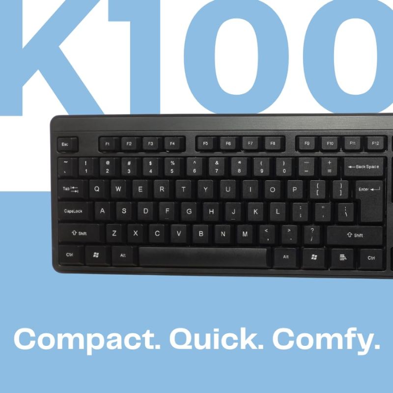HP K100 Wired USB SI.NO BRAND ITEM PRICE Keyboard | Full-Size Layout with Numeric Keypad | Spill-Resistant Durable DesignAdjustable Tilt Legs | Quiet & Comfortable Keys | Plug & Play Connection | Windows & Mac Compatible | Black