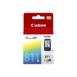 Canon CL-811 Color Ink Cartridge | Genuine Tri-Color Ink for Canon Pixma Printers | High Quality Color Printing | Vivid Photo Output | Smudge Resistant Ink | Home & Office Printing Solution | Canon CL811 Ink Cartridge