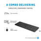 HP 230 WL Wireless Desktop Keyboard | 1600 DPI Precision (When in Combo) | Reliable 10m Wireless RangeQuiet & Responsive Keystrokes | Plug & Play USB Connectivity | Sleek Modern Aesthetic | 1-Year Manufacturer Warranty