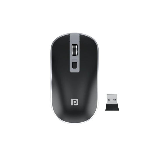 Portronics Toad 14 Wireless Optical Mouse (POR‑1478) | 2.4 GHz USB Nano Receiver | Adjustable Up to 1400 DPI | Ambidextrous Ergonomic Design | Long‑Life 30 Lakh+ Clicks | Plug‑and‑Play Wireless