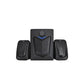 FINGERS Eleganx 2.1 Multimedia Speakers | 15W Powerful Bass | Wood Encased Subwoofer | Bluetooth, FM, USB, AUX | Remote Control Included