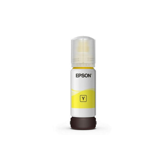 Epson 001 Yellow Ink Bottle |70 ml| Genuine High-Yield Dye Ink for Epson EcoTank Printers| Bright and Long-Lasting Color Output| Compactable with Epson printers