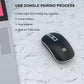 Portronics Toad 14 Wireless Optical Mouse (POR‑1478) | 2.4 GHz USB Nano Receiver | Adjustable Up to 1400 DPI | Ambidextrous Ergonomic Design | Long‑Life 30 Lakh+ Clicks | Plug‑and‑Play Wireless