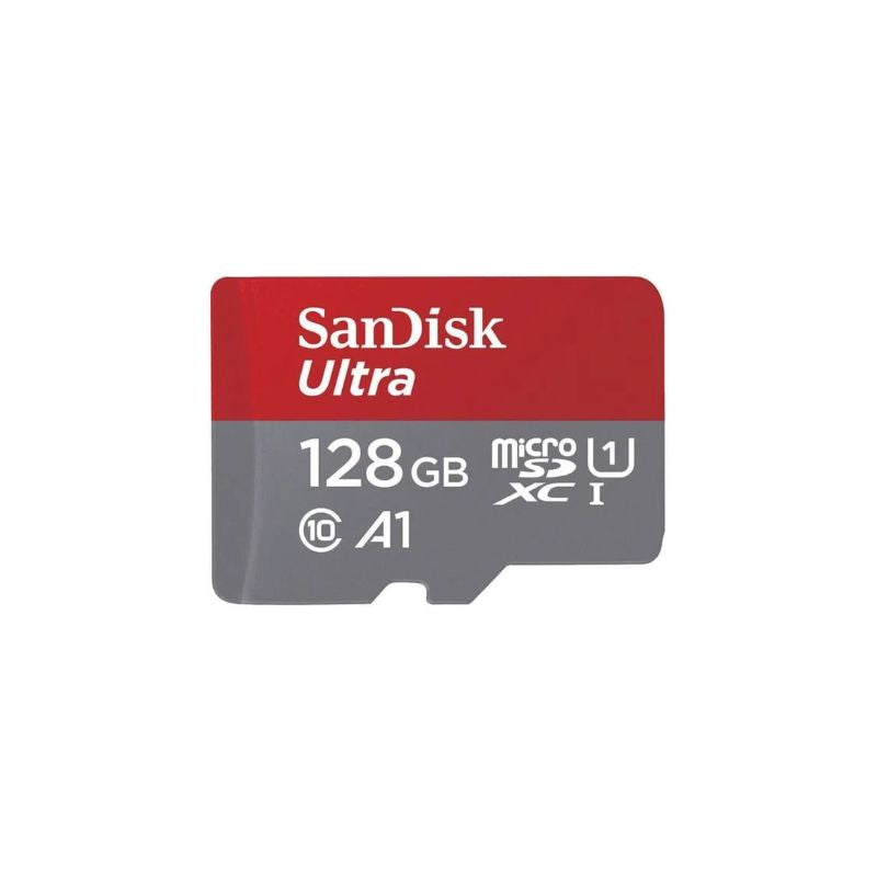 SanDisk Ultra 128GB microSDXC UHS-I Memory Card 140MB s Read Speed Class 10 A1 Durable Storage