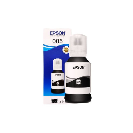 Epson C13T03Q198 005 120ML Black| 5000 pages yield| Water Resistant| Compatible for Epson printers