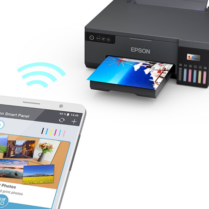 EPSON L8050 A4 Wi-Fi Ink Tank Photo Printer |Print| Wi-Fi| Wi-Fi Direct| Borderless Printing| High-Quality Photo Printing| Low-Cost Printing Solution| 1 year or 50,000 pages