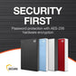 Seagate One Touch 5TB | Portable HDD | USB 3.2 Gen 1 | Password Security | Black | STKZ5000400