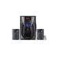 FINGERS Challenger 2.1 Multimedia Speakers | 18W Powerful Output | Wood Encased for Deep Bass | Bluetooth v5.3, FM, USB, SD, AUX | Remote Control
