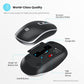 Portronics Toad 14 Wireless Optical Mouse (POR‑1478) | 2.4 GHz USB Nano Receiver | Adjustable Up to 1400 DPI | Ambidextrous Ergonomic Design | Long‑Life 30 Lakh+ Clicks | Plug‑and‑Play Wireless