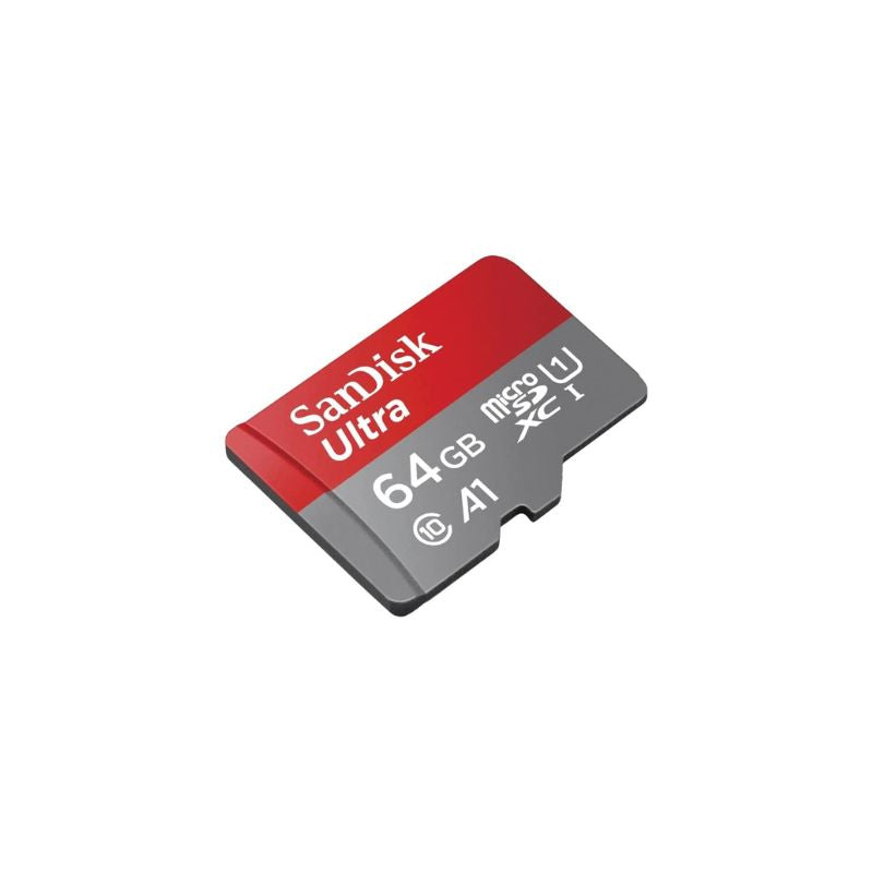 SanDisk Ultra 64GB microSDXC UHS I Memory Card 140MB s Read Speed Class 10 A1 High Performance Storage