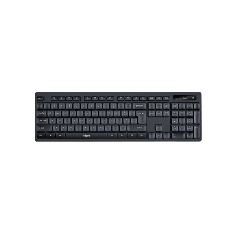 FINGERS ButterClicks Wired Keyboard| Black| Multi-device Keyboard|3 years warranty