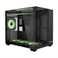 daWg W-Y Series 740 Computer Case (Black) | Mid Tower PC Cabinet | Micro-ATX & Mini-ITX Compatible | Durable Metal Chassis | Home, Office & Gaming PC Build