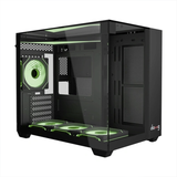 daWg W-Y Series 740 Computer Case (Black) | Mid Tower PC Cabinet | Micro-ATX & Mini-ITX Compatible | Durable Metal Chassis | Home, Office & Gaming PC Build