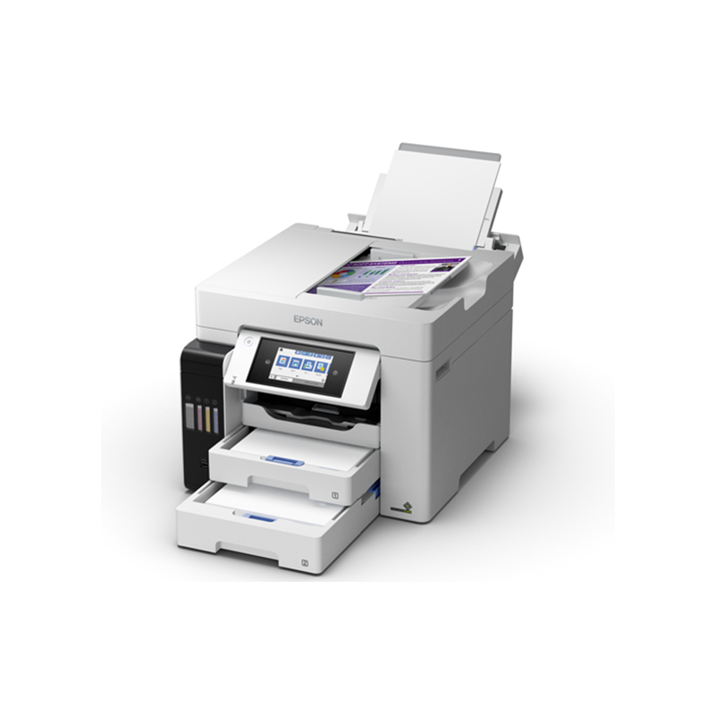 Epson EcoTank L6580 Wireless Ink Tank Printer All-in-One – Print Scan Copy Fax | ADF | Duplex Scan | WiFi | Ethernet | USB | High Yield | Low Cost Enterprise Office Printer
