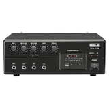 Ahuja DPA‑570M 50W PA Mixer Amplifier with USB/SD/MP3 Player, Bluetooth, Mic & Aux Inputs, Compact Black Desktop Design for Halls, Events, Classrooms, Offices, and Small-Medium Venues