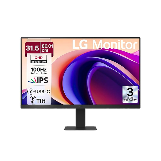 LG 32U631A-B.ATRQ 32-Inch Monitor | QHD IPS | 100Hz | HDR10 | USB-C | Anti-Glare | Home & Office Use