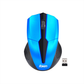 Foxin FM 9099 Elite Blue Wireless Mouse | 2.4GHz USB Receiver | High-Precision Optical Sensor | Ergonomic Design | Plug & Play | Blue