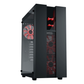 daWg W-V Series 350 Computer Case (Black) | Mid Tower PC Cabinet | Micro-ATX & Mini-ITX Compatible | Durable Metal Chassis | Home, Office & Gaming PC Build