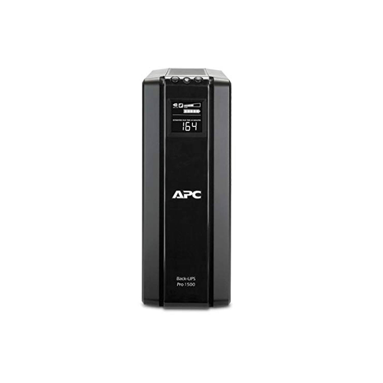 APC Back|UPS Pro 1500VA Line|Interactive UPS | High|Capacity Power Backup with LCD Display| Automatic Voltage Regulation| Surge Protection Ideal for Computers| Gaming PCs & Home Office Equipment