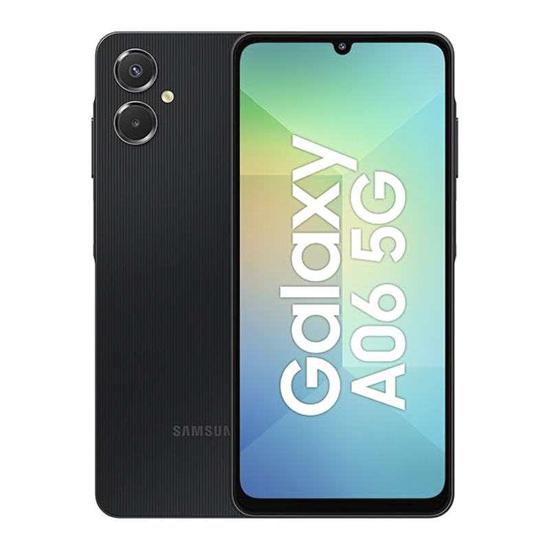 Samsung AO6 5G Smartphone – MediaTek Dimensity 6300, 6GB RAM, 128GB Storage, 6.7" HD+ Display, IP54 Dust/Water Resistant, 5000mAh Battery, Voice Focus