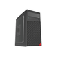 Foxin 1S Mid-Tower ATX PC Cabinet – Durable SPCC Steel Desktop Case with Front USB/Audio Ports – Ideal for Home & Office PC Builds – Without SMPS
