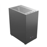 daWg W-V Series 110 Computer Case (Grey) | Mid Tower PC Cabinet | Micro-ATX & Mini-ITX Compatible | Durable Metal Chassis | Home, Office & Gaming PC Build