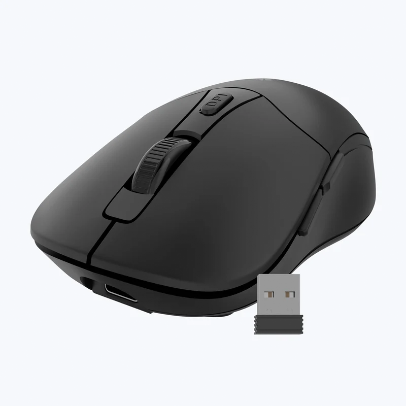 Zebronics Zeb Blanc 10 Wireless Mouse | Dual Mode 2.4GHz + Bluetooth | Rechargeable Battery | 800/1200/1600 DPI | Silent Click | 6 Buttons