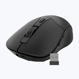 Zebronics Zeb Blanc 10 Wireless Mouse | Dual Mode 2.4GHz + Bluetooth | Rechargeable Battery | 800/1200/1600 DPI | Silent Click | 6 Buttons