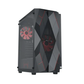 daWg W-V Series 240 Computer Case (Black) | Mid Tower PC Cabinet | Micro-ATX & Mini-ITX Compatible | Durable Metal Chassis | Home, Office & Gaming PC Build