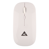 Punta Flyer White Wireless Mouse | 2.4GHz USB | 1200 DPI Optical Sensor | Plug & Play | Ergonomic Design | White