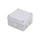 Solix CCTV Back Box 4.5×4.5 Inch LM | Waterproof PVC Junction Box for Camera Wiring & Connections | Indoor/Outdoor Use