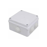 Solix CCTV Back Box 4.5×4.5 Inch LM | Waterproof PVC Junction Box for Camera Wiring & Connections | Indoor/Outdoor Use