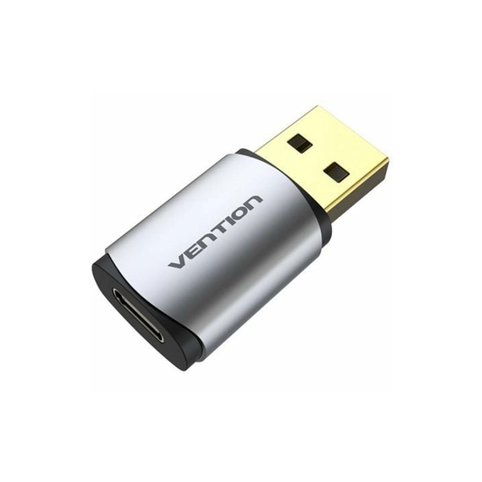 Vention USB to Type-C Sound Card USB Adapter |CDMH0| USB to Type-C Sound Card USB Adapter CDMH0 USB Cable| 1 year warranty |Grey, Black