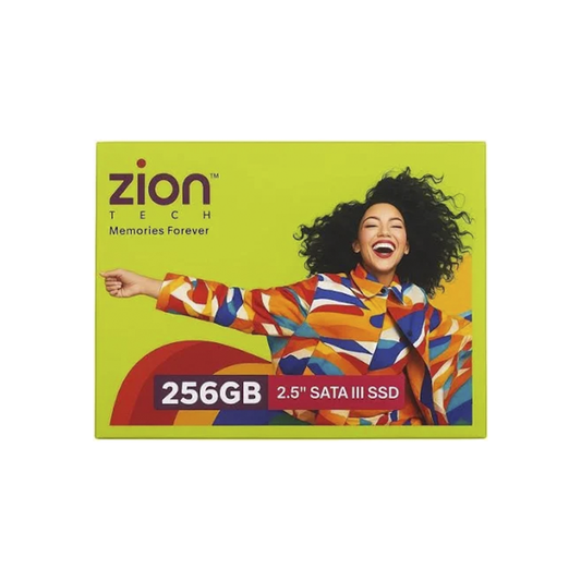Zion 256 GB 2.5″ SATA III Internal SSD – Compact High-Speed SATA Storage Upgrade for Laptops & Desktops