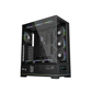 daWg W-Y Series 990 Computer Case (Black) | Mid Tower PC Cabinet | Micro-ATX & Mini-ITX Compatible | Durable Metal Chassis | Home, Office & Gaming PC Build