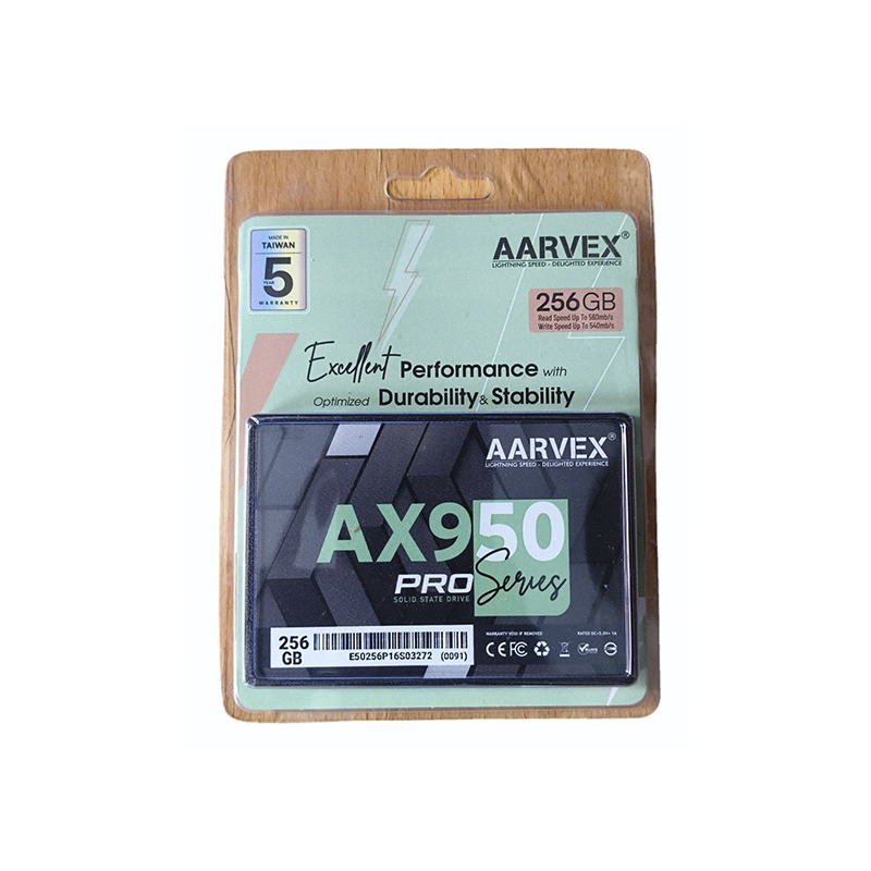 Aarvex AX950 Pro 256GB NVMe M.2 SSD – High-Speed Internal Storage Upgrade for Laptops & Desktops, 3D TLC NAND Flash