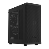 daWg W-X Series 490 Computer Case (Black) | Mid Tower PC Cabinet | Micro-ATX & Mini-ITX Compatible | Durable Metal Chassis | Home, Office & Gaming PC Build