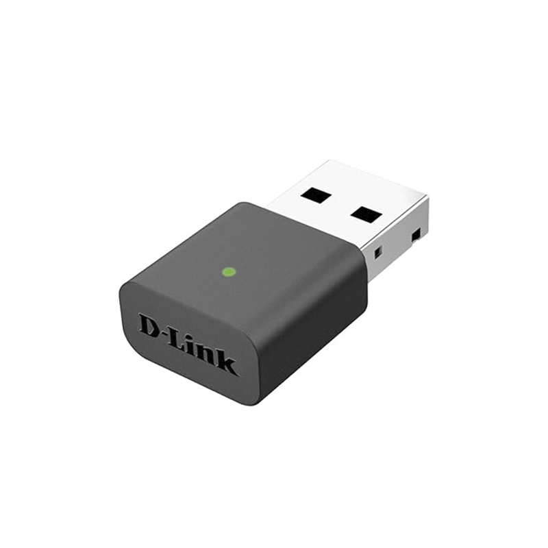 D-Link DWA-131 Wireless N 300Mbps Nano USB Wi-Fi Adapter | 2.4 GHz Band | Compact Nano Dongle with Integrated Antenna | Supports WEP, WPA, WPA2 & WPS Security | Plug & Play USB 2.0 Wireless Networking for Laptops and Desktops