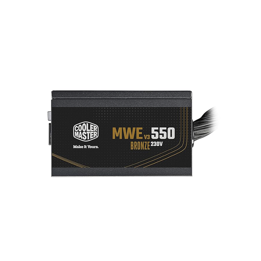 Cooler Master 550W Bronze V3 Power Supply | 80 Plus Bronze Efficiency | Reliable and Stable Performance | Durable Build with Silent Cooling for Gaming & Desktop PCs