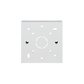 D‑Link RJ45 Back Box | Surface Mount Network Box for Single & Dual Faceplates, ABS Plastic Flame-Retardant Compatible with Cat5e/Cat6 Keystone Jacks | Home & Office Networking