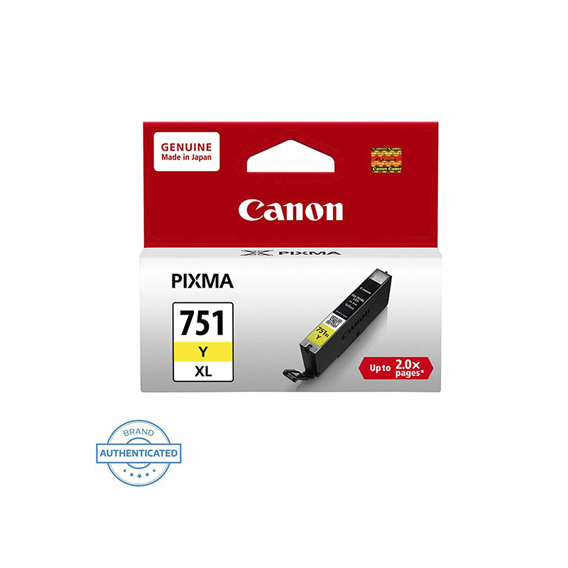 Canon CLI-751 XL Grey Ink Cartridge for PIXMA Printers | High Capacity Dye Ink | Smooth Grayscale Photo Printing | Genuine XL Ink Tank