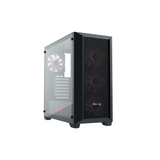 daWg W-X Series 540 Computer Case (Black) | Mid Tower PC Cabinet | Micro-ATX & Mini-ITX Compatible | Durable Metal Chassis | Home, Office & Gaming PC Build