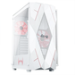 daWg W-V Series 240 Computer Case (White) | Mid Tower PC Cabinet | Micro-ATX & Mini-ITX Compatible | Durable Metal Chassis | Home, Office & Gaming PC Build